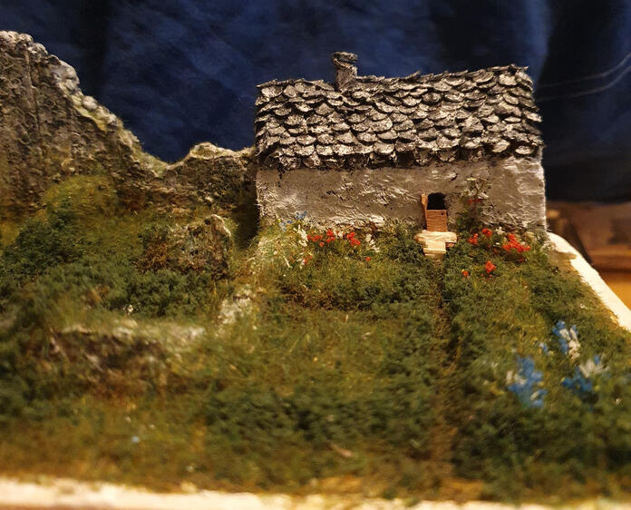 House built in ruins